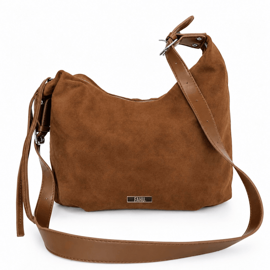 Cartera Bandolera Ravenna Camel - FAHU