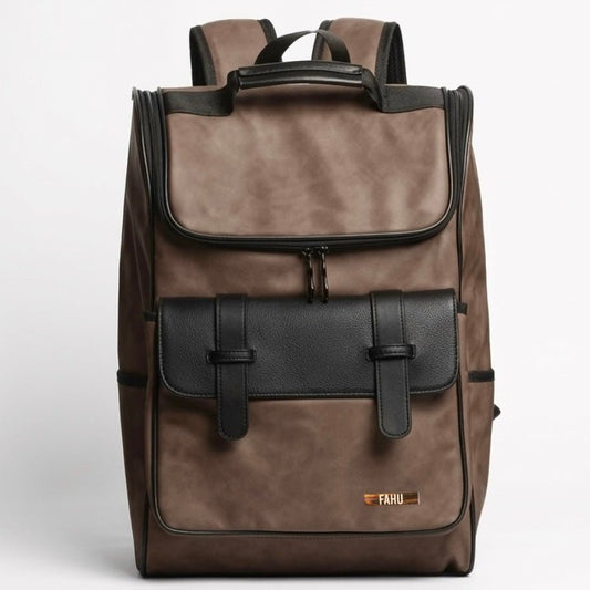 CHICAGO MARRÓN – Mochila urbana con espacio para notebook - FAHU