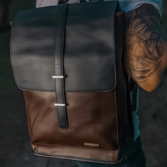 MADRID MARRÓN – Mochila urbana con espacio para notebook - FAHU