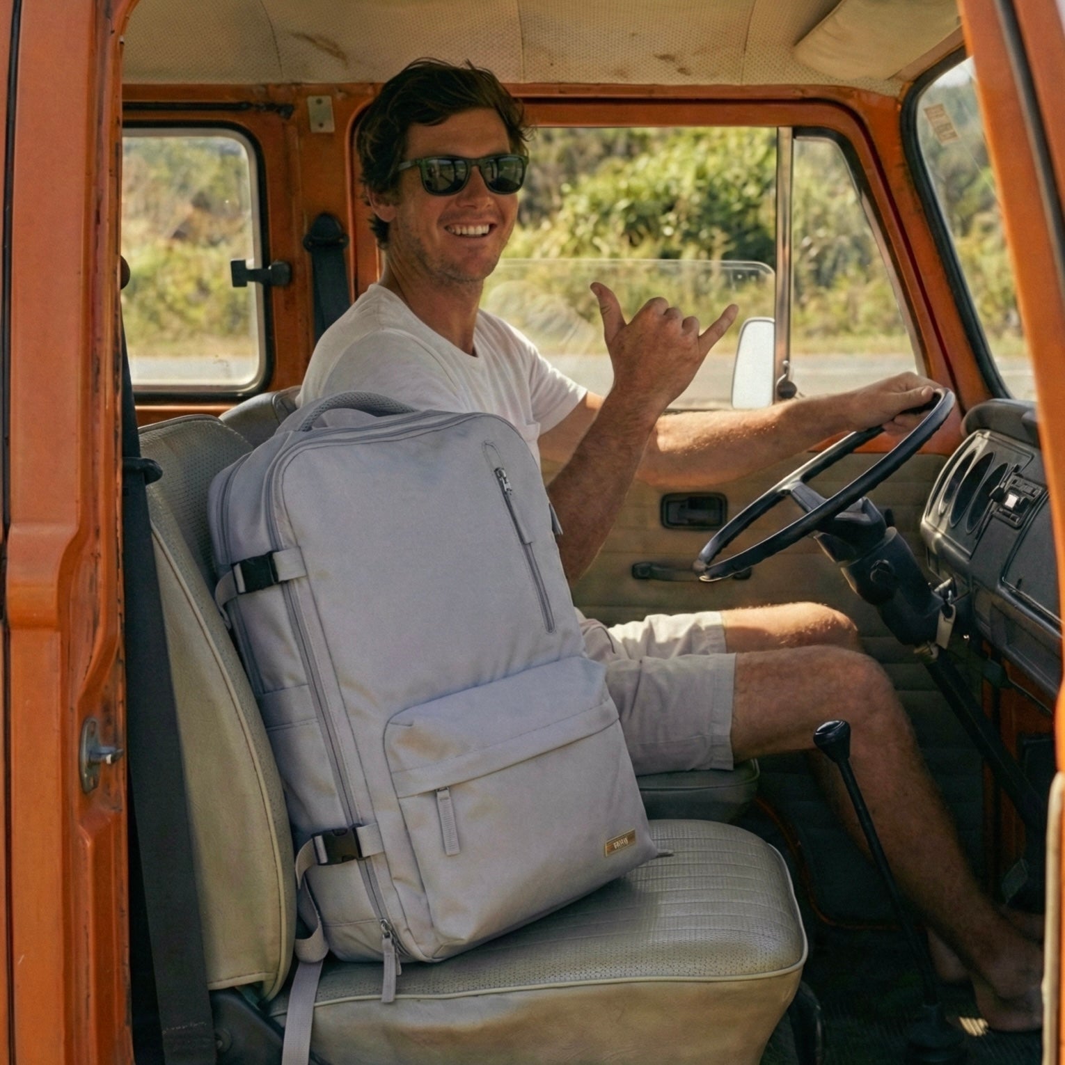 MALLORCA GRIS – Mochila expandible de viaje tipo maleta - FAHU