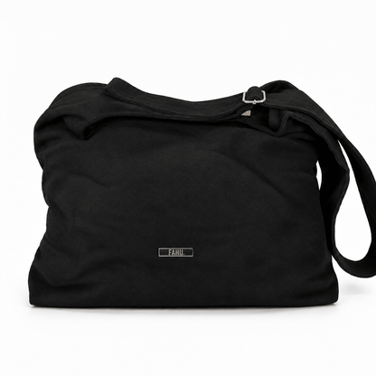 Maxi Cartera Bandolera Piacenza Negra - FAHU