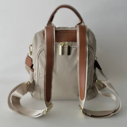 Mochila Cartera Antirrobo Cagliari Beige - FAHU