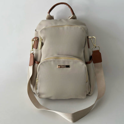 Mochila Cartera Antirrobo Cagliari Beige - FAHU