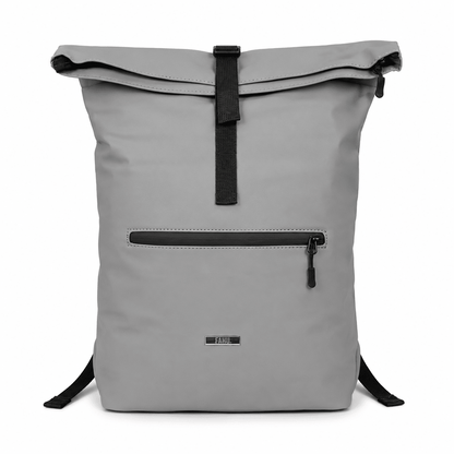 Mochila Roll Top Unisex Taipéi Gris Claro - FAHU
