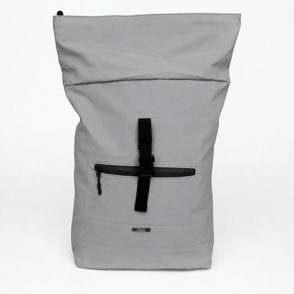 Mochila Roll Top Unisex Taipéi Gris Claro - FAHU