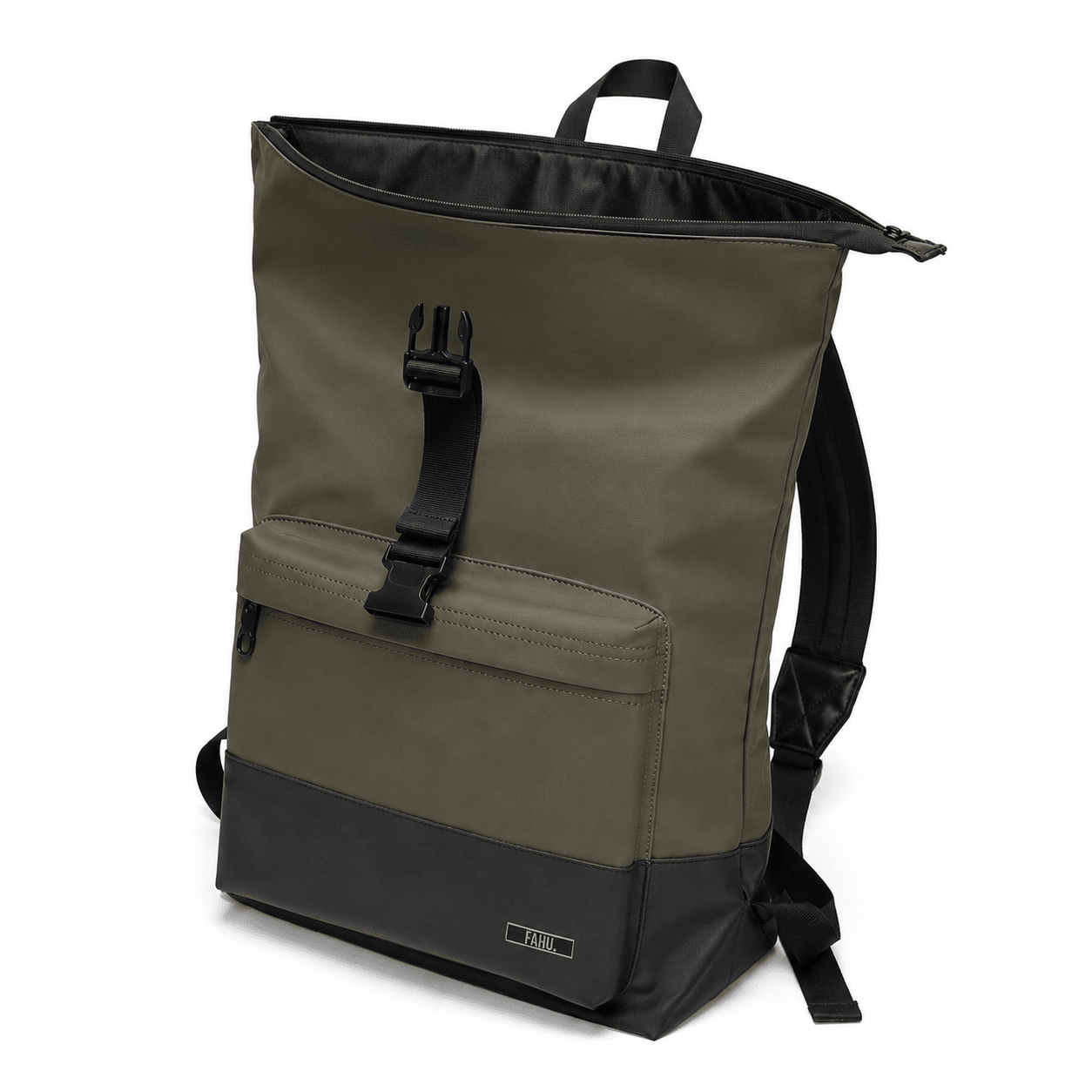 Mochila Roll Top Unisex Yakarta Verde Militar (Recibe entre 19/06 y 22/06) - FAHU
