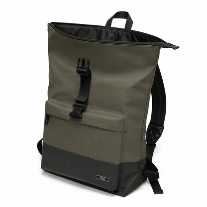 Mochila Roll Top Unisex Yakarta Verde Militar (Recibe entre 19/06 y 22/06) - FAHU