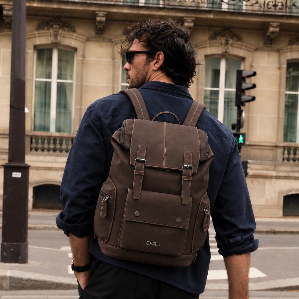 Mochila Unisex Estambul Marrón Oscuro - FAHU