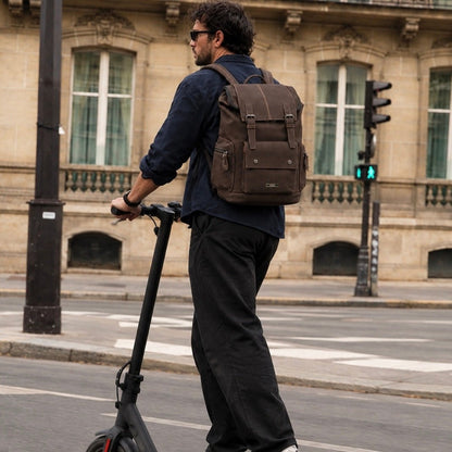Mochila Unisex Estambul Marrón Oscuro - FAHU