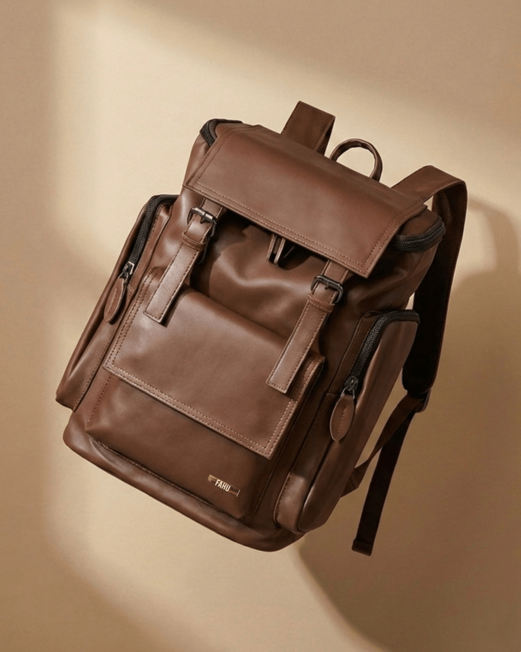 Mochila Unisex Texas Marrón - FAHU