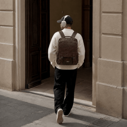 Mochila Unisex Toronto Marrón - FAHU
