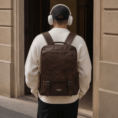 Mochila Unisex Toronto Marrón - FAHU