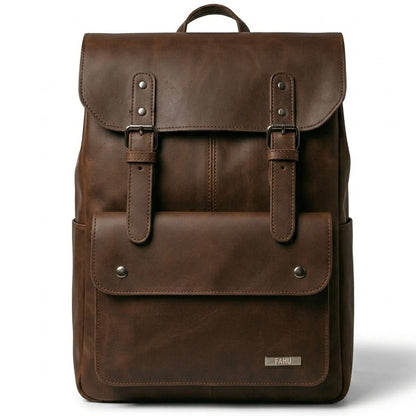 PETRA MARRÓN – Mochila Urbana Vintage - FAHU