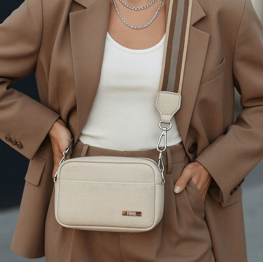 PISA BEIGE – Cartera bandolera versátil y liviana - FAHU