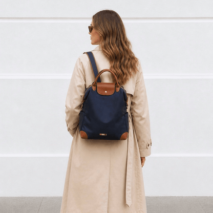 PREVENTA Mochila Cartera Alessandria azul marino (Recibe entre 19/06 y 22/06) - FAHU