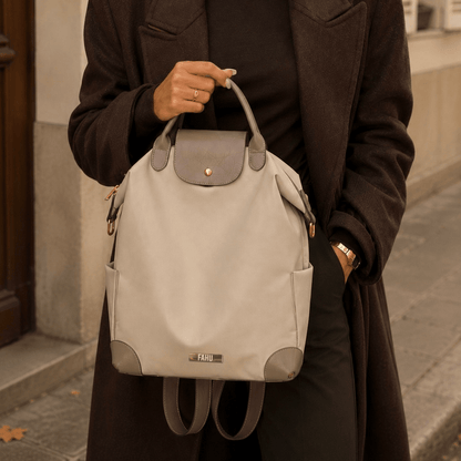 PREVENTA Mochila Cartera Alessandria Beige (Recibe entre 19/06 y 22/06) - FAHU