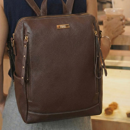 PREVENTA Mochila Cartera Catania Marrón (Recibe entre 19/06 y 22/06) - FAHU