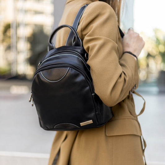 PREVENTA Mochila Cartera Génova Negra (Recibe entre 19/06 y 22/06) - FAHU