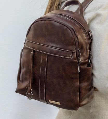 PREVENTA Mochila Cartera Siena Marrón (Recibe entre 19/06 y 22/06) - FAHU