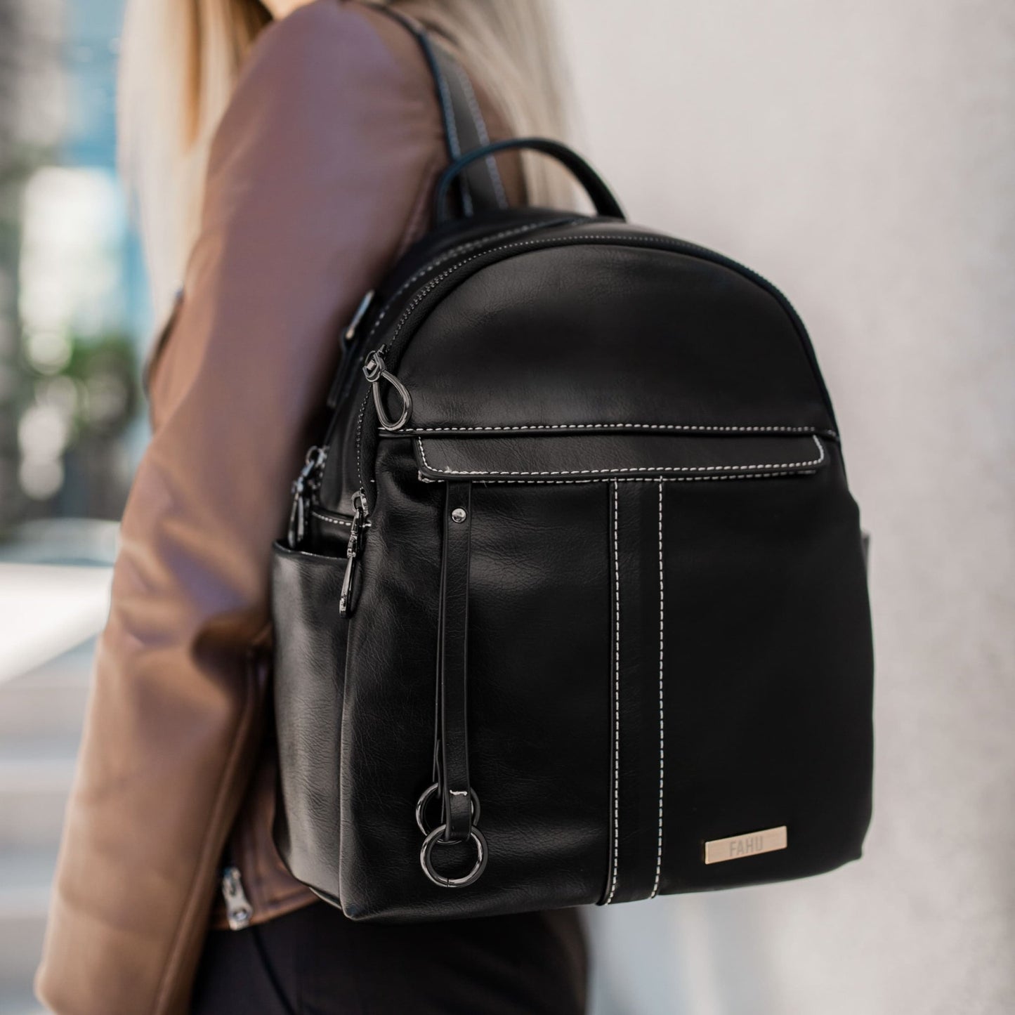 PREVENTA Mochila Cartera Siena Negra (Recibe entre 19/06 y 22/06) - FAHU