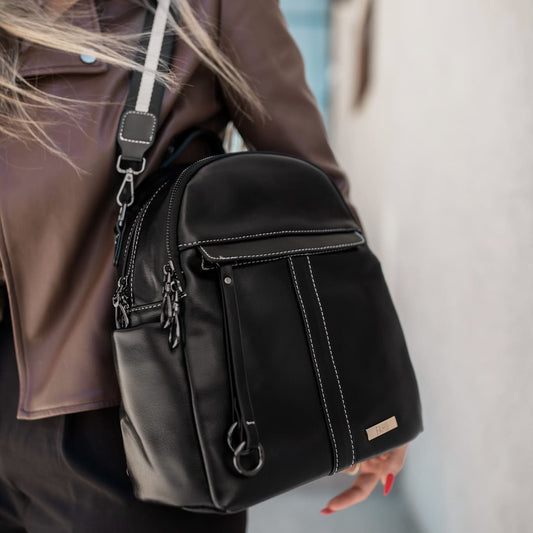 PREVENTA Mochila Cartera Siena Negra (Recibe entre 19/06 y 22/06) - FAHU