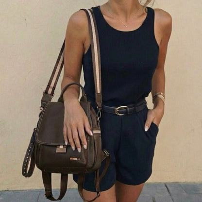 PREVENTA Mochila Cartera Venecia Marrón (Recibe entre 19/06 y 22/06) - FAHU