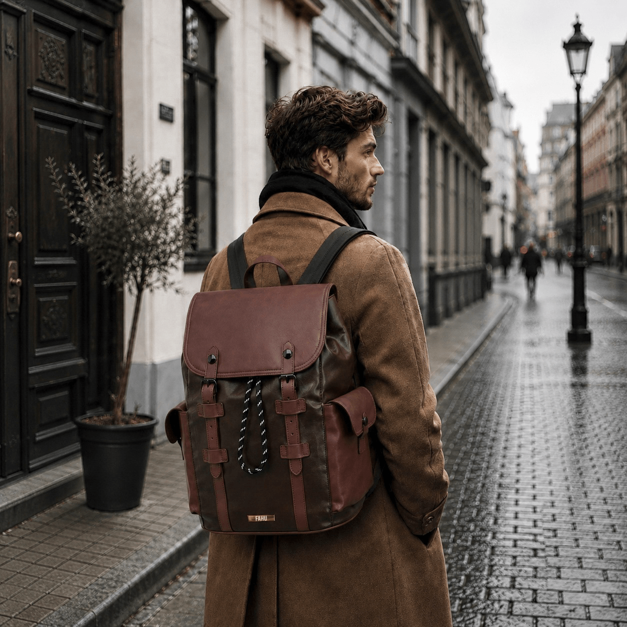 PREVENTA Mochila Unisex Berna Marrón (Recibe entre 19/06 y 22/06) - FAHU