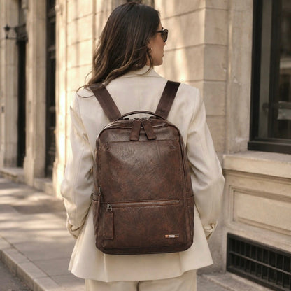 PREVENTA Mochila Unisex Kansas Marrón (Recibe entre 19/06 y 22/06) - FAHU