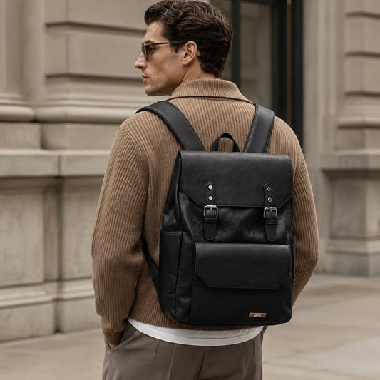 PREVENTA Mochila Unisex Viena Negra (Recibe entre 19/06 y 22/06) - FAHU