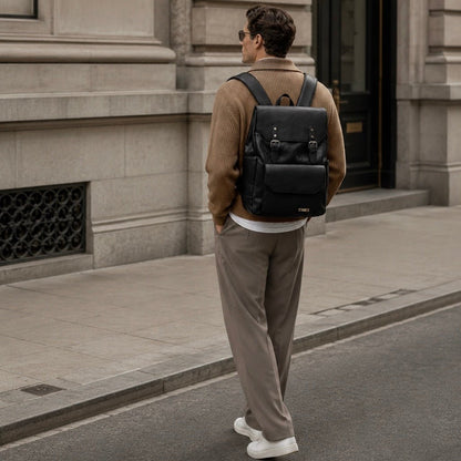 PREVENTA Mochila Unisex Viena Negra (Recibe entre 19/06 y 22/06) - FAHU