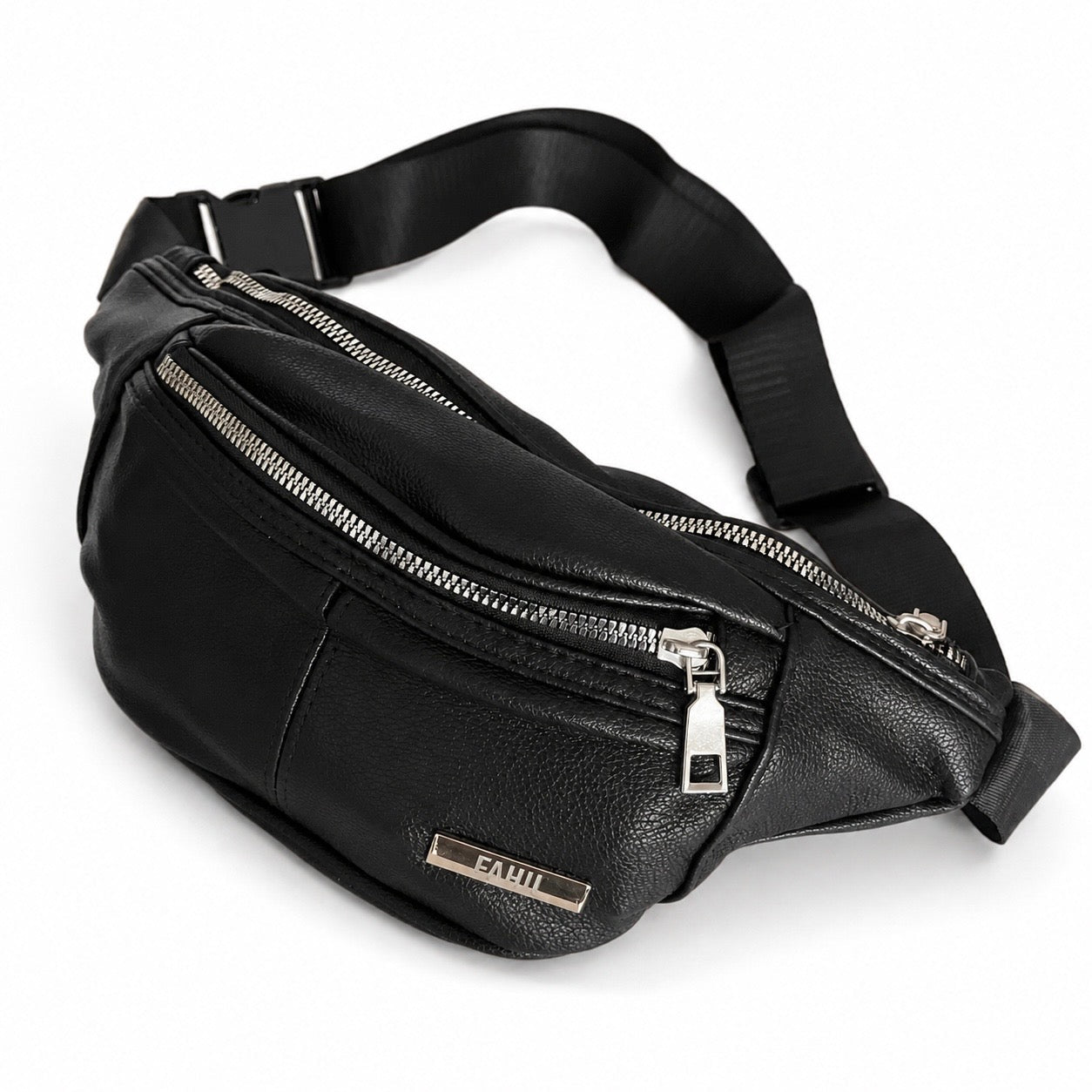 Riñonera Banano Unisex Seattle Negra - FAHU