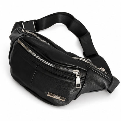 Riñonera Banano Unisex Seattle Negra - FAHU