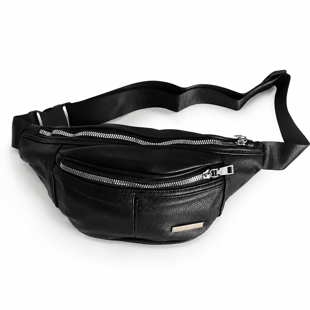 Riñonera Banano Unisex Seattle Negra - FAHU