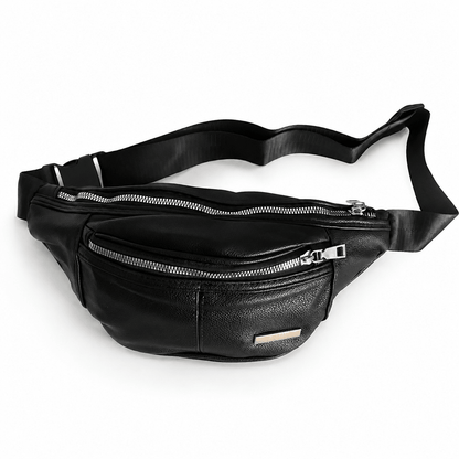 Riñonera Banano Unisex Seattle Negra - FAHU