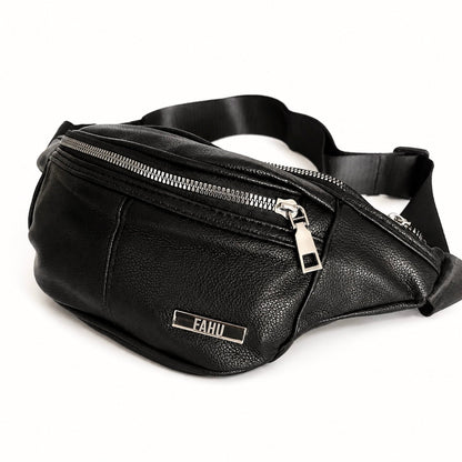 Riñonera Banano Unisex Seattle Negra - FAHU