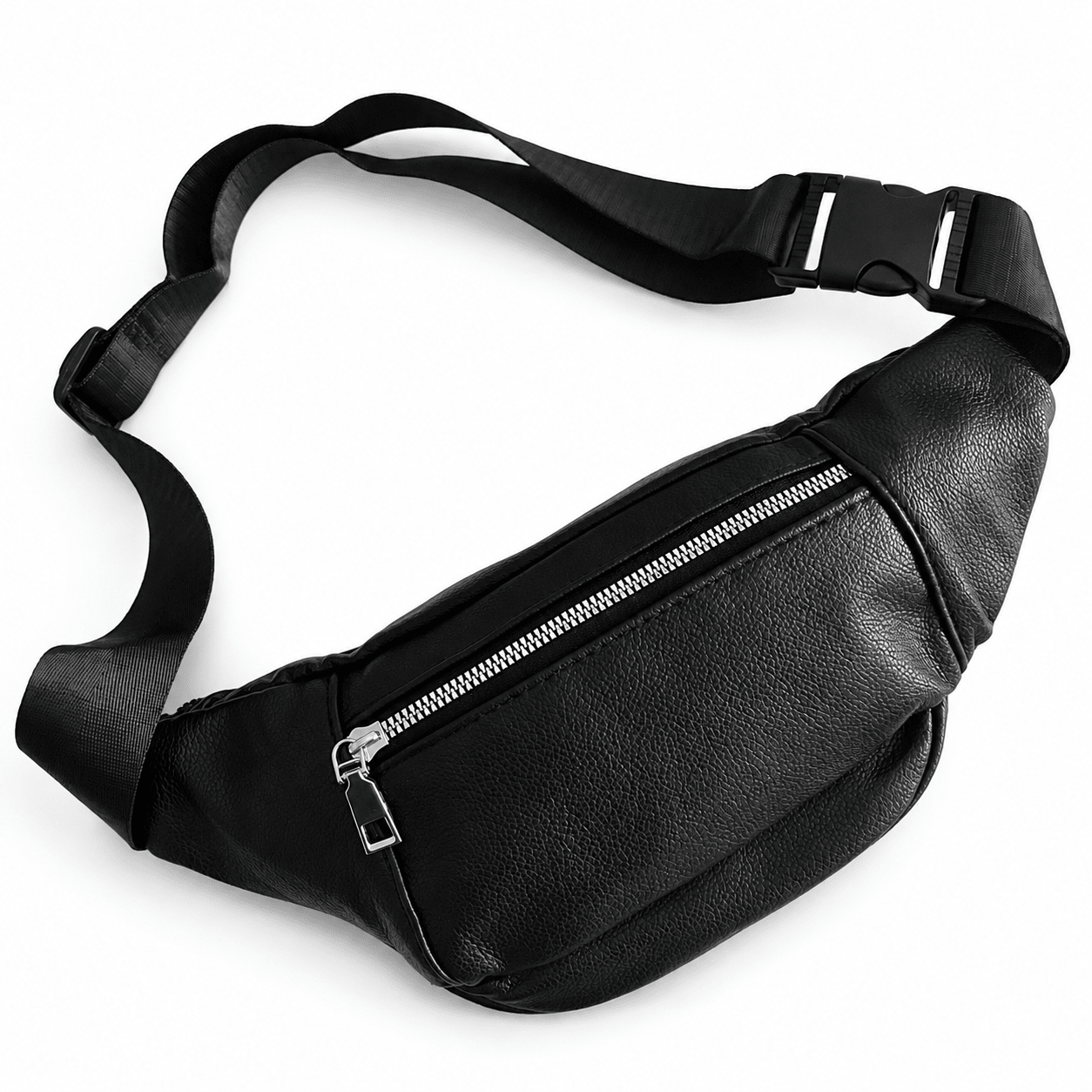 Riñonera Banano Unisex Seattle Negra - FAHU