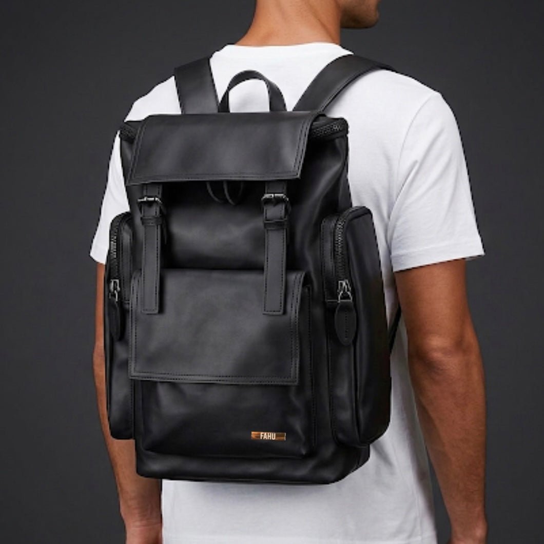 TEXAS NEGRA – Mochila Premium urbana con espacio para notebook - FAHU