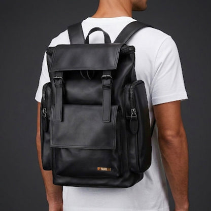 TEXAS NEGRA – Mochila Premium urbana con espacio para notebook - FAHU