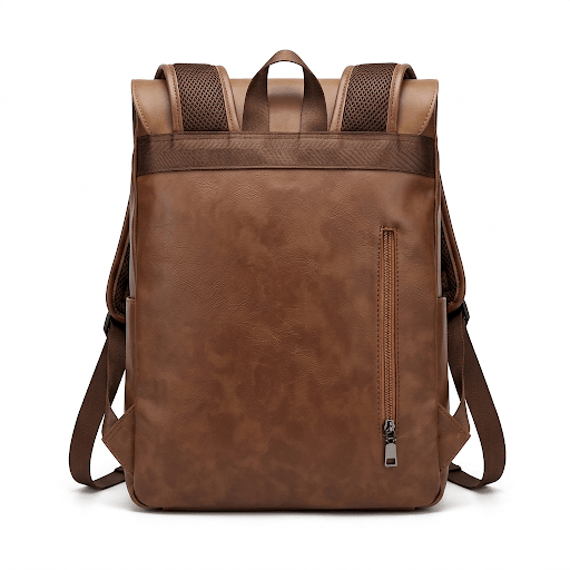 VIENA CAMEL – Mochila Urbana Vintage con espacio para notebook - FAHU