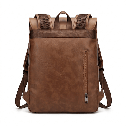 VIENA CAMEL – Mochila Urbana Vintage con espacio para notebook - FAHU