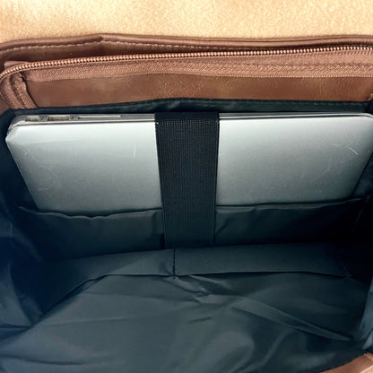 VIENA CAMEL – Mochila Urbana Vintage con espacio para notebook - FAHU